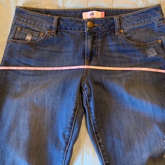 Cabi Slim Boyfriend Jeans Size 10 - Picture 6 of 10